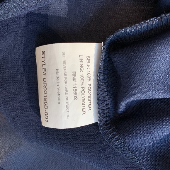 LUSH Nordstrom’s Flowy Navy Polyester Dress - Picture 8 of 8